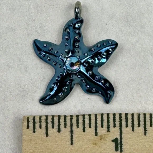 Hallmark 2021 Sweet Lil Starfish 1" Mini Ornament Christmas Miniature Blue Charm - Picture 8 of 10